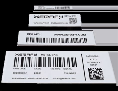 Xerafy Ultra-Thin On-Metal RFID Labels
