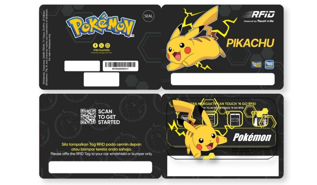 Touch ’n Go releases limited-edition Pokémon RFID tags & charms in Malaysia