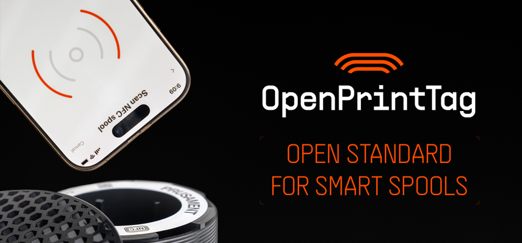 Prusa Launches OpenPrintTag: The Open-Source NFC Standard for Smart Filament Spools